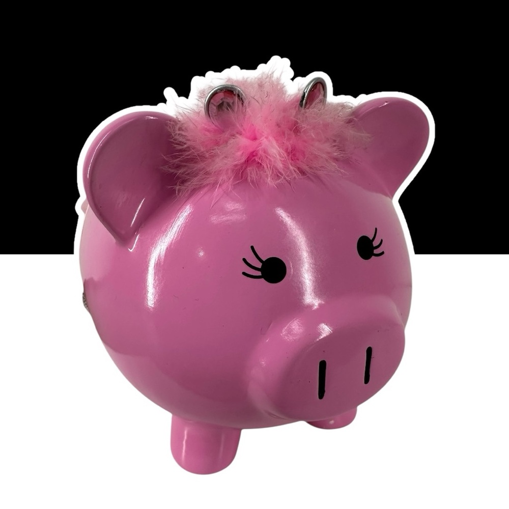 Pink Ballerina Piggy Bank